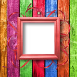 Wooden framework for portraiture Stock Photography