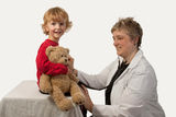 Child examination Royalty Free Stock Images