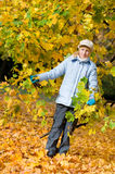 Girlie & autumn Royalty Free Stock Images