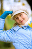 Girlie & autumn Stock Image