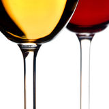 White and red wine Stock Image