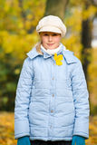 Girlie & autumn Royalty Free Stock Images