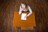 Student on examination Royalty Free Stock Photos