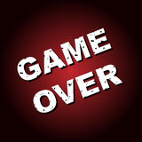 Game over background Royalty Free Stock Photography