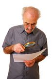 Struggling to read Royalty Free Stock Photography