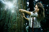 Wizard girl Royalty Free Stock Image