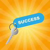 Key to success Royalty Free Stock Photos