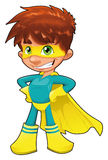 Young superhero. Royalty Free Stock Photos