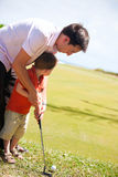 Teaching Golf Stock Photography