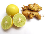 Ginger and Lemons Stock Photography