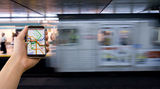 High-Tech Daily Commute Stock Photography