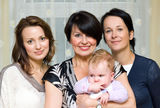 Four generation portrait Royalty Free Stock Image