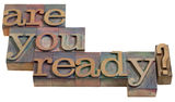 Are you ready? Stock Photos