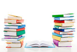 Stacks of books Stock Photos
