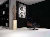 A luxury designed study lounge room Royalty Free Stock Photos