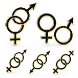Gender Symbols. Royalty Free Stock Images