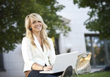 Beautiful Female Student Portrait Royalty Free Stock Images