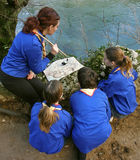 Scouts learn orientation 2 Stock Images