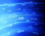 Abstract Blue Background Arrows  Stock Images