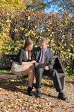 Business couple Royalty Free Stock Photos