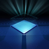 Cpu background Royalty Free Stock Image