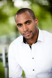 Portrait of man in dress shirt Royalty Free Stock Photo