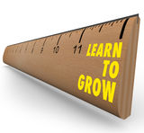 Ruler - Learn to Grow Stock Image