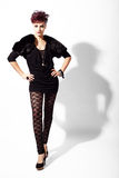 High fashion model is standing pose Stock Photos