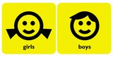 Gender signs Royalty Free Stock Photography