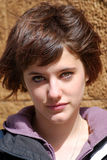 Young woman's face Stock Images