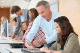 Training day at school Stock Photos