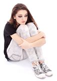 Sad girl teenager Royalty Free Stock Photos