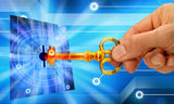 Computer Key Security Stock Image