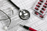 Medical examination form Royalty Free Stock Photography