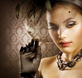 Romantic Beauty Portrait Stock Photography
