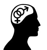 Gender sign in mind Stock Image