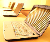 Computer training room Stock Photography