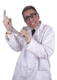 Funny Doctor Prostate Exam Humor, Isolated Stock Images