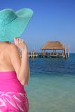 Beach lady Royalty Free Stock Photos