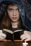 Young Girl Studies in Secret Stock Images