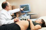 Ultrasound medical examination Royalty Free Stock Image