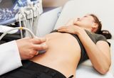 Ultrasound medicine examination Royalty Free Stock Images