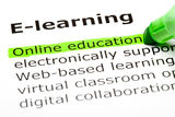 Online education Stock Photo