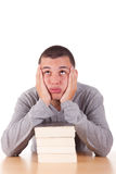 Stressed Student Royalty Free Stock Photography