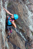Free female climber Stock Image
