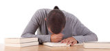 Stressed Student Royalty Free Stock Image