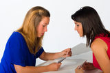 Girlie poker Stock Photo