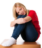 Feeling Lonely teenager girl Royalty Free Stock Photography