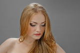 Redheaded picture of beauty Royalty Free Stock Images