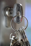 Key in a lock Stock Photo